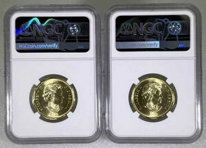 2022�N �J�i�_ 1�h�� NGC MS67 �I�X�J�[�E�s�[�^�[�\�� ���[�j�[�h�� �}�b�`�h 2���Z�b�g