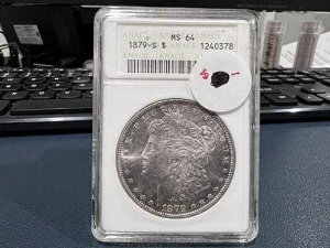 1879-S 1�h�� �����K����� Anacs MS 64 �I�[���h�~�j�\�[�v�{�b�N�X�z���_�[ (IJ)