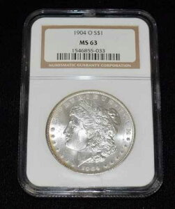 1904-O NGC MS63 1�h�� �����K����� �y���ϐF