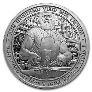 2�I���X THE DESTINY COIN 4 THE BLACKSMITH 2�I���X .999�V���o�[ BU���E���h - �݌ɂ���!!