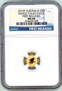 2015�NP�~���g 2�h�� �I�[�X�g�����A �I�W�����V 0.5g ������ NGC MS 69 FR