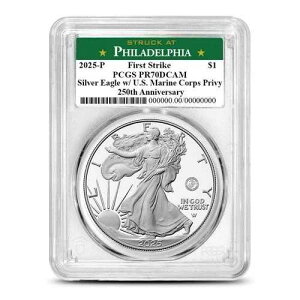 2025-P 1�I���X �v���[�t �C�����v���C�x�[�g �A�����J���V���o�[�C�[�O�� PCGS PR70 DCAM FS