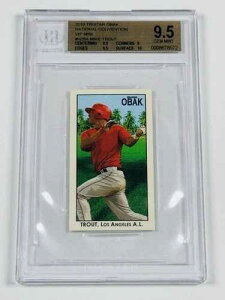2010 Tristar Obak National Convention Mike Trout #n28a VIP �~�j BGS 9.5-