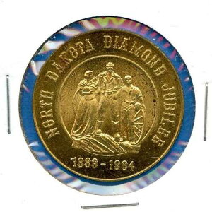 1964 North Dakota Diamond Jubilee 1/2�h�� #01 �R�C�� 50c �g���[�h�g�[�N���ɍœK-