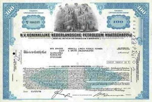 N. V. Koninklijke Nederlandsche Petroleum1978 ���C���� �_�b�` 100 �V�F�A �����������`