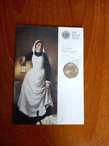 Royal Mint 2010 Florence Nightingale ?2 �R�C���p�b�N-
