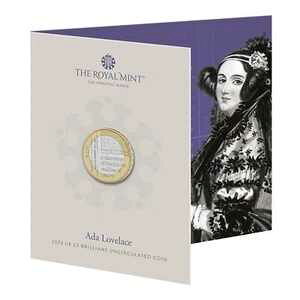 CrawleyCoins 2023 Ada Lovelace Enchantress UK ?2 BU ���C���������� �����p�b�N-