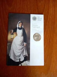 Royal Mint 2010 Florence Nightingale ?2 �R�C���p�b�N-