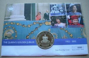 1952-2002 the Queen's Golden Jubilee, St Helena Bunc 50p �N���E���R�C�� PNC-