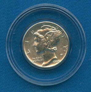 1944�N SMercury Dime 10C US������ �V���o�[ #11 �u�����A���g ������ �R�C�� 1944-S-