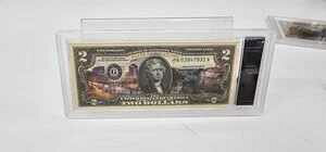 �u���b�h�t�H�[�h �G�N�X�`�F���W �J�����C�Y $2 US Statehood Note-Delaware-