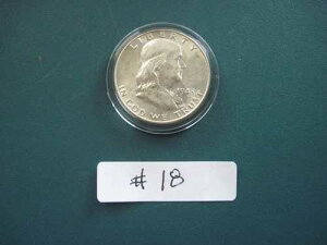 1948�N US Ben Franklin 1/2 �h��-VF ��� �x�����C�����b�g�t�� #18-