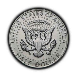 �č��B 1966�N 50�Z���g �V���o�[-Kennedy JFK 1/2�h�� �T���t�����V�X�R 16-