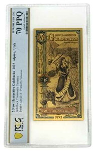 2025 �j���[�n���v�V���[ 5 �S�[���h�o�b�N PCGS 70 (Veritas, Truth )-