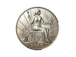 Daniel Carr - 2007 UNA 50 American-Seated Liberty - 0.5 troy oz. �T�e���V���o�[ -