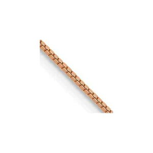 14K���[�Y�S�[���h 0.7mm �{�b�N�X�����N�`�F�[���l�b�N���X 22�C���` 2.37g �ޏ��ւ̃v���[���g�ɍœK