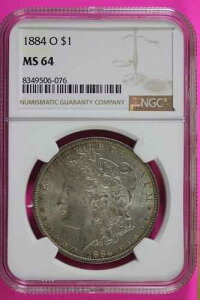 1884�N O MS 64 ���o�e�B�E���[�K����� NGC�Ӓ�ς� �{�� �O���[�h656