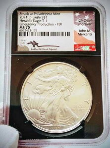 2021(P) �^�C�v1 �ً}���Y FDOI NGC MS70 MERCANTI ���� �t�B���f���t�B�A