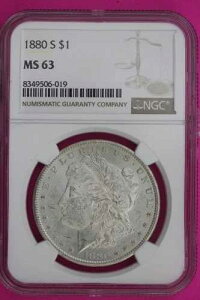 1880�N S MS 63 ���o�e�B�E���[�K����� NGC�Ӓ�ς� �{�� 1014