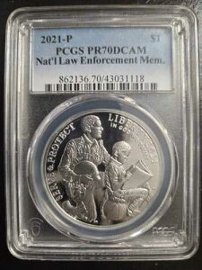 2021-P ���Ɩ@���s�@�֋L�O�v���[�t��� PCGS PR70 DCAM