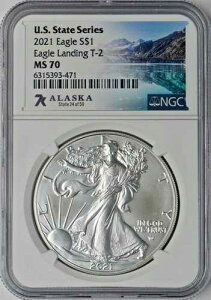 2021�N T2 �A�����J���V���o�[�C�[�O�� - 7K �A���X�J - NGC MS70 - COINGIANTS