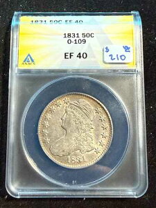 1831�N �L���b�v�h�o�X�g �n�[�t�_���[ O-109 ANACS EF 40 768