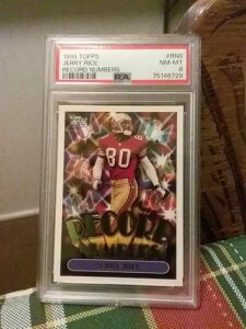 1999 TOPPS RECORD NUMBERS RN8 �W�F���[�E���C�X PSA 8 �j�A�~���g�`�~���g �T���t�����V�X�R �a������