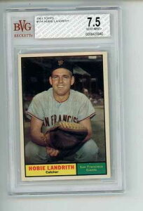 1961�N Topps Hobie Landrith #114 �T���t�����V�X�R�E�W���C�A���c BVG 7.5 NM+