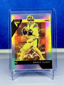 2022 Panini Chronicles Flux Brock Purdy RC Prizm Silver Rookie 49ers SP