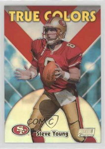 1999 Topps Stadium Club Chrome True Colors Refractor Steve Young HOF 0e5c