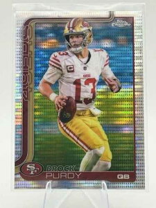2025 Topps Chrome Brock Purdy Pulsar Refractor #262 49ers