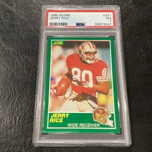 �W�F���[�E���C�X 1989 �X�R�A #221 PSA 7 NM HOF �T���t�����V�X�R 49ers �t�b�g�{�[�� �J�[�h 3x-SBC