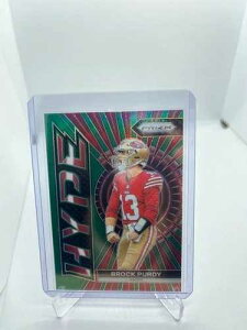 2023 Panini Prizm Brock Purdy Hype Green SP Prizm #H-2 �T���t�����V�X�R�E�t�H�[�e�B�i�C�i�[�Y