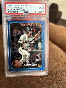 2024 Topps Chrome - �E�F�C�h�E���b�N���[ #22 �u���[���t���N�^�[ #D 027/150 (RC) PSA�~���g9