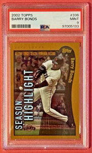 2002 Topps - �o���[�E�{���Y - �V�[�Y���n�C���C�g #336 - PSA�~���g9 - �W���C�A���c