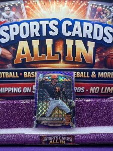 2025 Bowman Draft Josuar Gonzalez Purple Geometric /250 �T���t�����V�X�R�E�W���C�A���c