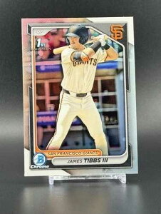 2024 Bowman Chrome Draft 1st Refractor James Tibbs III #BDC-40 SF Giants