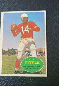 Y.A. TITTLE 1960 TOPPS �t�b�g�{�[���J�[�h #113 �T���t�����V�X�R 49ers Ex�`EX-MT