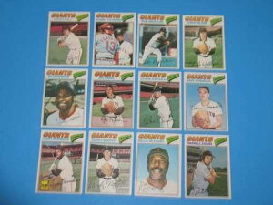 1977 TOPPS BASEBALL �T���t�����V�X�R�E�W���C�A���c �`�[���Z�b�g EX-EXMT b