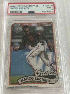 2024 Topps - 1989 Topps Chrome Silver Pack #T89C-15 Marco Luciano RC PSA 9 MINT