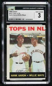 1964 Topps Tops in NL ( ) �n���N�E�A�[���� �E�B���[�E���C�Y #423 CGC 3 HOF 09un