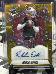 2024 Panini Mosaic SC-JDS Joshua Dobbs Scripts Gold Auto �T���t�����V�X�R49ers /10