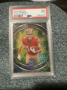 2024 Panini Spectra Ricky Pearsall META 14/30 JERSEY MATCH PSA 9 MINT RC #G-RL