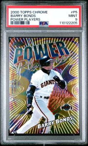 2000 Topps Chrome Power Players P5 �o���[�E�{���Y PSA 9 MINT