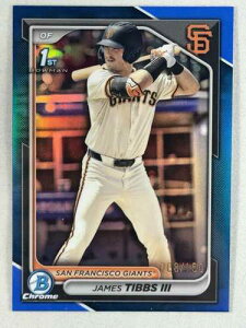 2024 Bowman Chrome Draft JAMES TIBBS III �g�D���[�u���[���t���N�^�[ 08/150 - RC - 1st
