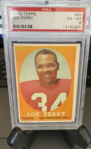 1958 Topps �W���[�E�y���[ #93 PSA 6 EX-MT �T���t�����V�X�R�E�t�H�[�e�B�i�C�i�[�Y �a������ ���e�̃X�[�p�[�X�^�[