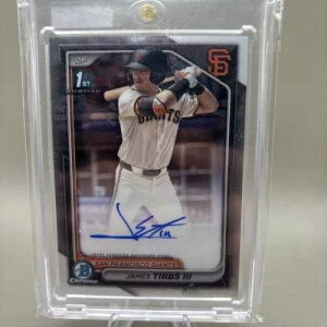 2024 Bowman 1st Chrome James Tibbs III Prospect Auto RC Dodgers