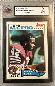 1982�N Topps #486 ���j�[�E���b�g ���[�L�[�J�[�h �~���g9