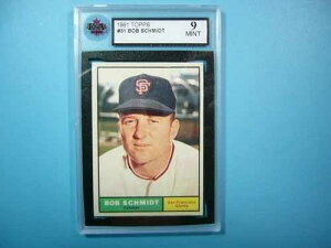 1961�N TOPPS MLB �x�[�X�{�[���J�[�h #31 �{�u�E�V���~�b�g KSA 9 �~���g �V���[�v!! '61 TOPPS GL