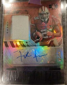 2020 Panini Illusions Immortalized Frank Gore Auto Jersey Card San Fran ���A /30